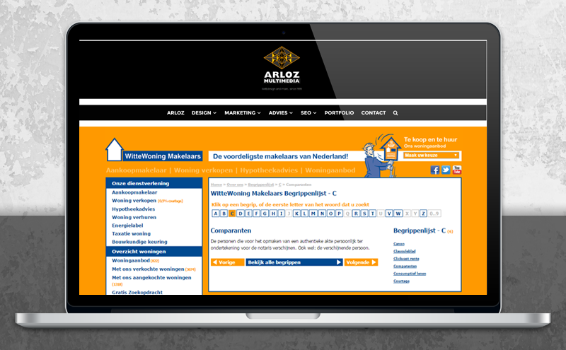 Begrippenlijst voor internet marketing, data advies door Arloz!