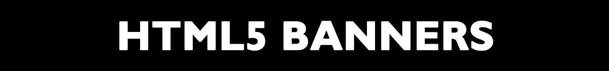 HTML5 banners