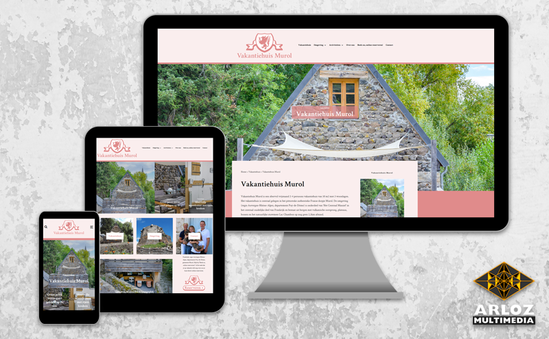 WordPress webdesign voor vakantiehuis verhuur website