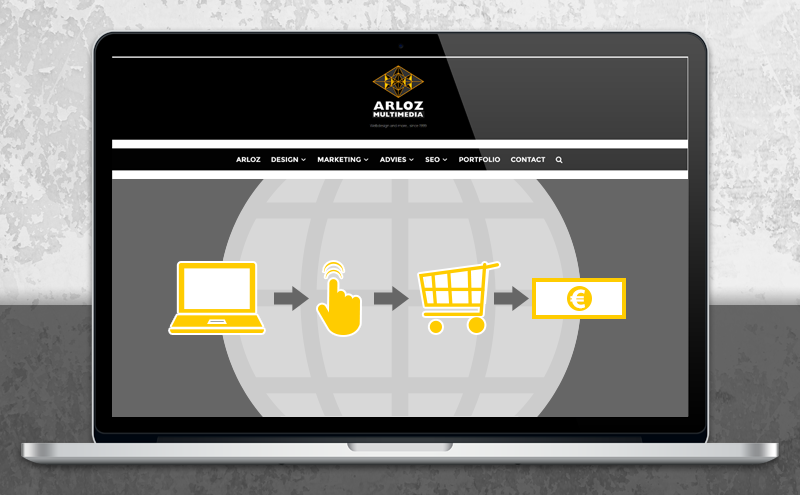 Webshop desin, ecommerce design door Arloz