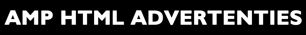 Amp html advertenties