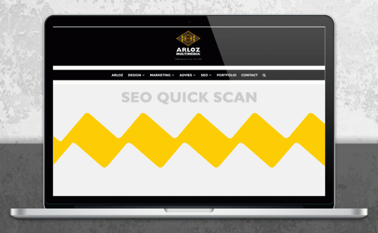 SEO Quickscan voor zoekmachine optimalisatie weergave en interpretatie door Arloz