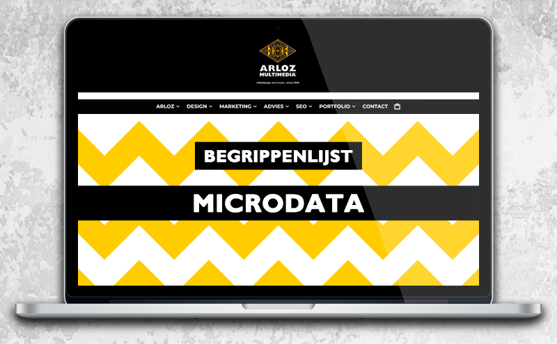 Microdata begrippenlijst Arloz. Webdesign e-commerce en internet begrippen.