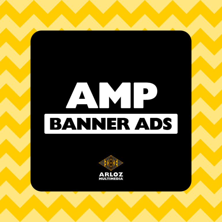 Amp banner advertenties. Amp banner ads beeldadvertenties ontworpen door Arloz Multimedia.