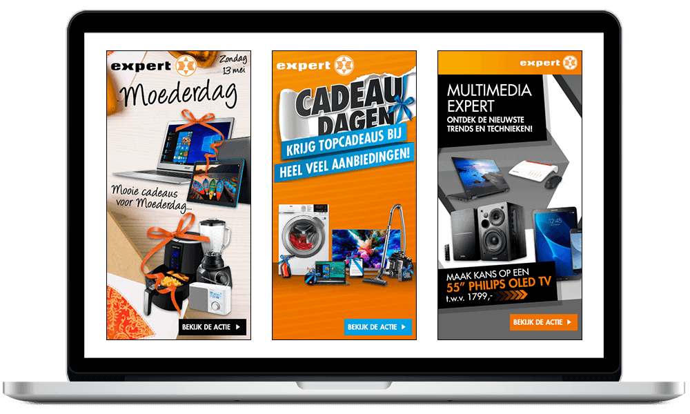 Portfolio ads & banners: 300x600 Google Ads banneradvertentie voorbeelden door Arloz.