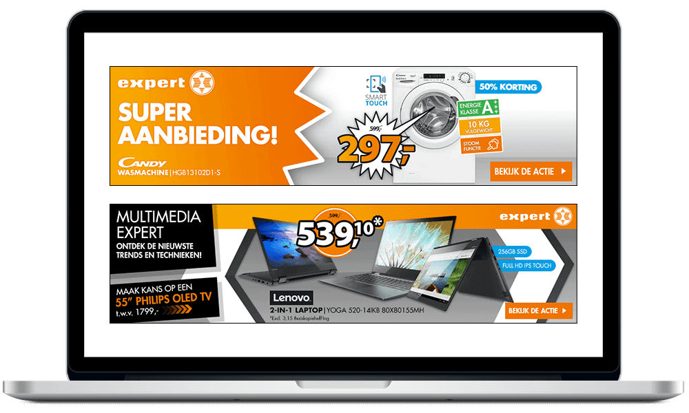 Portfolio ads & banners: 970x250 banneradvertentie voorbeelden door Arloz.