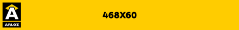 Full banner ad horizontaal formaat voorbeeld. Banner size 468x60 pixels.